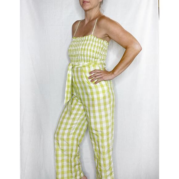 HOUSE OF HARLOW Gingham Jumpsuit - Picture 2 of 4